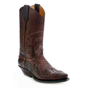 3241 Sendra boots western MARRON inisexe