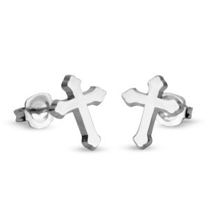 Boucles d’Oreilles Croix Gothique